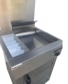 Infernus INF-CS Freestanding Electric Chip Dump Scuttle Fries Station