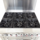 Infernus 36X 6 Burner Gas Range Oven With Splashback