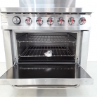 Infernus 36X 6 Burner Gas Range Oven With Splashback