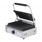 Hamoki Large Single Ribbed Contact Grill 