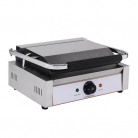 Hamoki Large Single Ribbed Contact Grill 