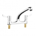 Vogue Twin Mixer Lever Deck Tap