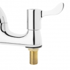 Vogue Twin Mixer Lever Deck Tap