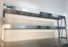 Stainless Steel 2 Tier Heated Gantry 1500mm X 300mm X 700mm