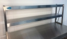 Stainless Steel 2 Tier Heated Gantry 1500mm X 300mm X 700mm