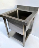 Premium 304 Grade Stainless Steel Single Bowl Deep Pot Wash Sink