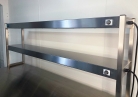 Stainless Steel 2 Tier Heated Gantry 1800mm X 300mm X 700mm
