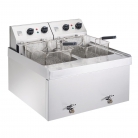 Parry NPDF3 x2 9L Twin Tank Twin Basket Countertop Electric Fryer