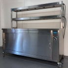 Hot Cupboard With 2 Tier Heated Gantry Combination 1500W x 700D x 1600H