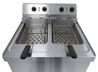 Parry NPDF9 Twin Tank Twin Basket Countertop Electric Fryer