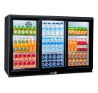 Sterling Pro Green SP3HC-BS Sliding Triple Door Bottle Cooler