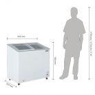 Polar G-Series GM Display Chest Freezer 200Ltr