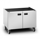 Lincat Opus 800 OA8973C Stainless Steel Pedestal Cupboard On Castors