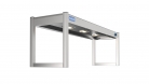 Stainless Steel x1 Single Tier Heated Gantry 1200mm x 350mm x 300mm