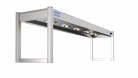 Stainless Steel x1 Single Tier Heated Gantry 1500mm x 350mm x 300mm