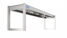Stainless Steel x1 Single Tier Heated Gantry 1800mm x 350mm x 300mm