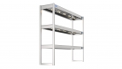 Stainless Steel 3 Tier Heated Gantry 1500mm X 300mm X 1050mm