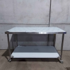 1500mm Wide Brand New Solid Welded Stainless Steel Table With Undershelf