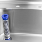 Vogue 1500mm Wide Double Bowl Sink With Right Hand Drainer