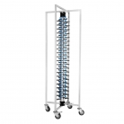 Vogue Mobile Plate Rack 84 Plates