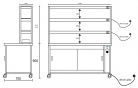 Hot Cupboard With 3 Tier Heated Gantry Combination 1500W x 700D x 1875H