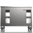 Nordstar 1200mm Wide Pass Through Hot Cupboard On Castors