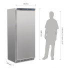 Polar C-Series Upright Stainless Steel Freezer 600Ltr