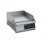 Hamoki GR400 Electric Countertop Chrome Plated Griddle - Flat 40cm