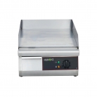 Hamoki GR400 Electric Countertop Chrome Plated Griddle - Flat 40cm