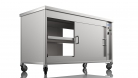 NordStar 1500mm Wide Pass Through Hot Cupboard Plate Warmer