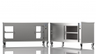 NordStar 1800mm Wide Pass Through Hot Cupboard Plate Warmer