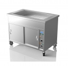 NordStar 1200mm Wide Hot Cupboard With Bain Marie x3 1/1 GN