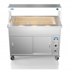 NordStar 1200mm Wide Hot Cupboard Bain Marie With Heated Gantry x3 1/1 GN