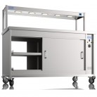 NordStar 1500mm Wide Pass Through Hot Cupboard With 1 Tier Heated Gantry