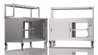 NordStar 1500mm Wide Pass Through Hot Cupboard With 1 Tier Heated Gantry