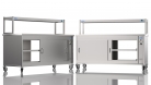 NordStar 1800mm Wide Pass Through Hot Cupboard With 1 Tier Heated Gantry