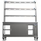 NordStar 1800mm Wide Pass Through Hot Cupboard With 3 Tier Heated Gantry