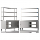 NordStar 1800mm Wide Pass Through Hot Cupboard With 3 Tier Heated Gantry