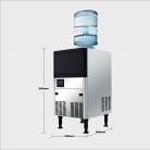 Hamoki HAM-55KT Cube Commercial Ice Maker Machine 55kg Bottled Water Fill