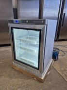 Tefcold UF200VSG 200L Undercounter Single Door Stainless Steel Display Freezer