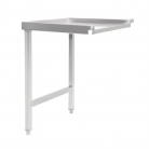 Vogue Pass Through Dishwasher Stainless Steel Table Left 600mm