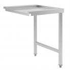 Vogue Pass Through Dishwasher Stainless Steel Table Left 600mm