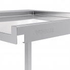 Vogue Pass Through Dishwasher Stainless Steel Table Left 600mm