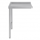 Vogue Pass Through Dishwasher Stainless Steel Table Right 600mm