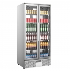 Sterling Pro Green SP220-STS Double Door Stainless Steel Upright Bottle Cooler