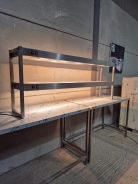 Stainless Steel 2 Tier Heated Gantry Pass 1800mm Wide