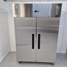 Brand New Polar G-Series Stainless Steel Upright Double Door Fridge 1200Ltr