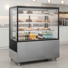 MJS1500CD3 695L Freestanding Cake Deli Patisserie Display Counter Fridge 3 Shelf