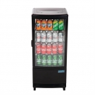 Polar C-Series Energy Efficient Curved Door Display Fridge Black 86Ltr
