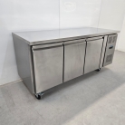 New Polar U-Series Triple Door Counter Fridge 417Ltr